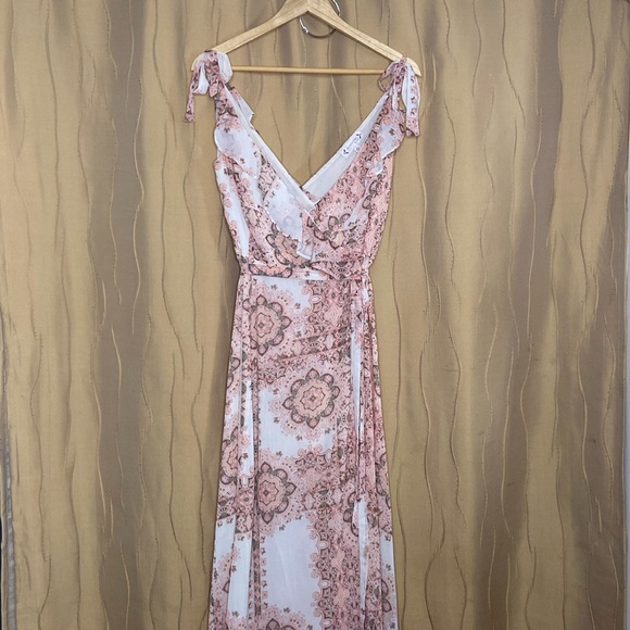 NANETTE LEPORE PAISLEY SPRING MAXI DRESS [SIZE: 8] [USED / PERFECT CONDITION] - Picture 1 of 5